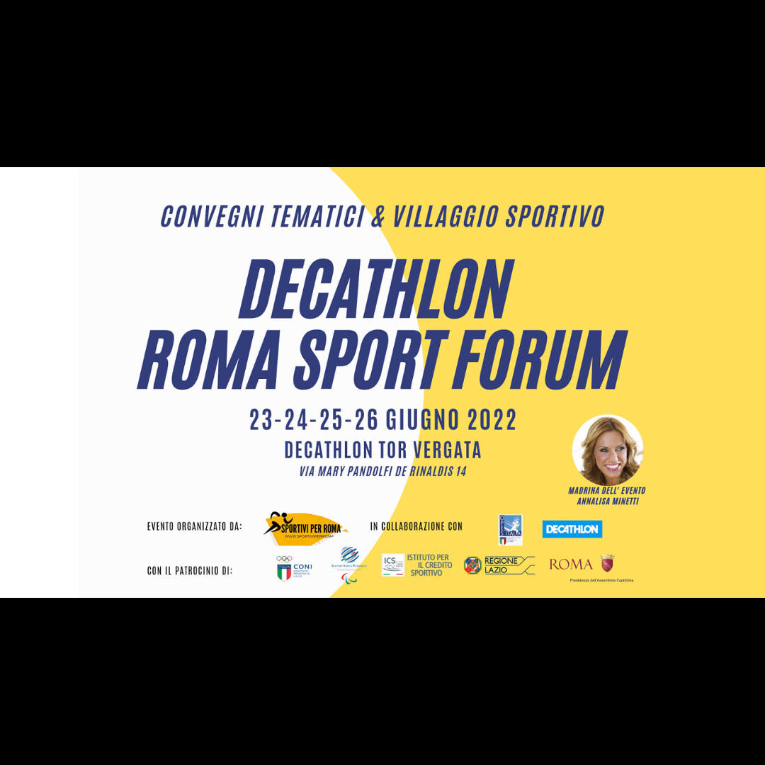 Decathlon Roma Sport Forum – conferenza stampa di presentazione