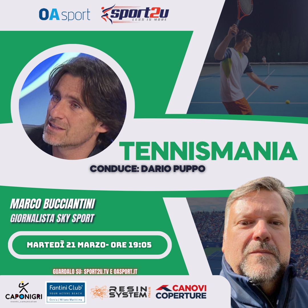 Marco Bucciantini a TennisMania 21.03.23