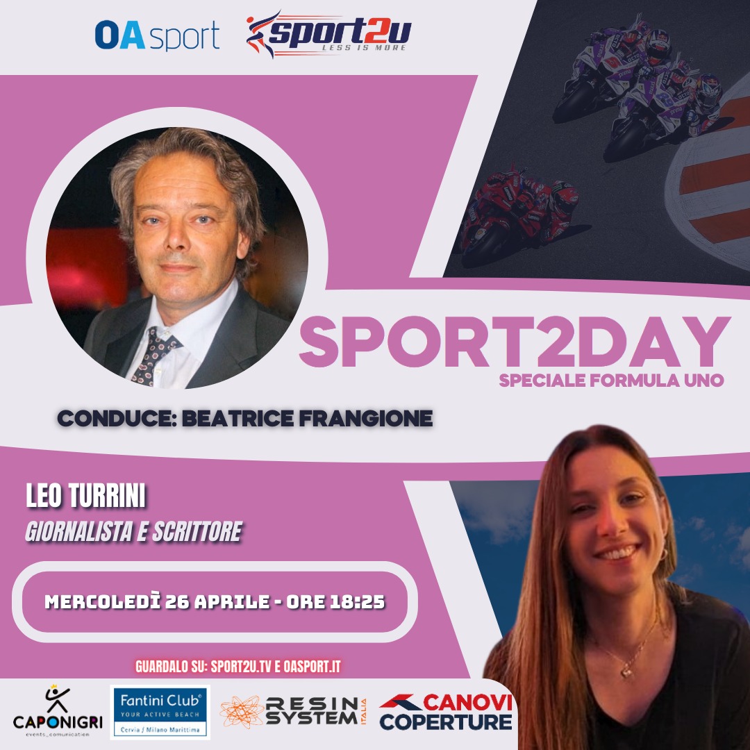 Leo Turrini (giornalista e scrittore) a Sport2Day Speciale Formula Uno 26.04.23