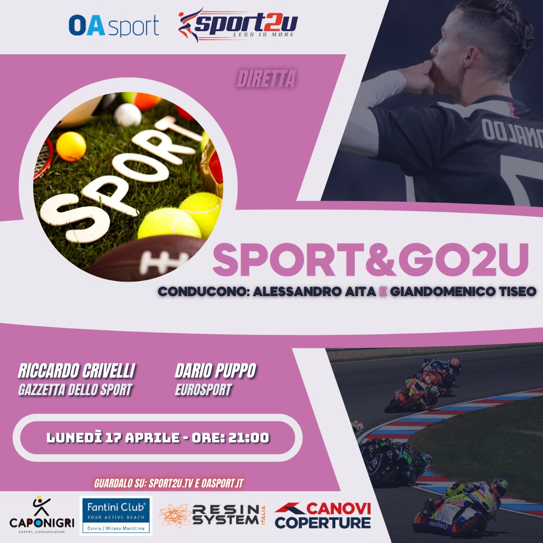 Riccardo Crivelli (Gazzetta dello Sport) e Dario Puppo (Eurosport) a Sport&Go2u 17.04.23
