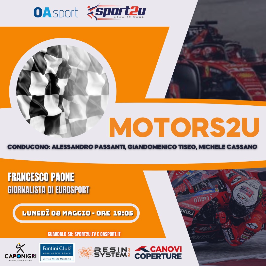 Francesco Paone (giornalista di Eurosport) a Motors2u 08.05.23