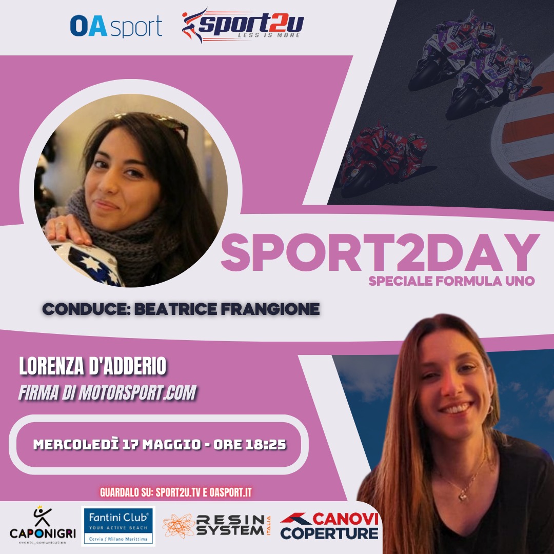 Lorenza D’Adderio (Firma di Motorsport.com) a Sport2Day Speciale moto GP 17.05.23