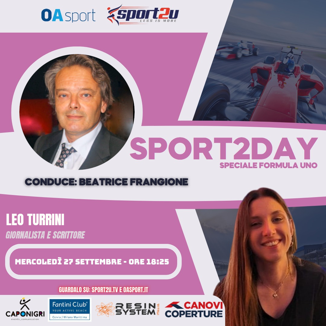 Leo Turrini, giornalista e scrittore, a Sport2Day Speciale Formula Uno 27.09.23