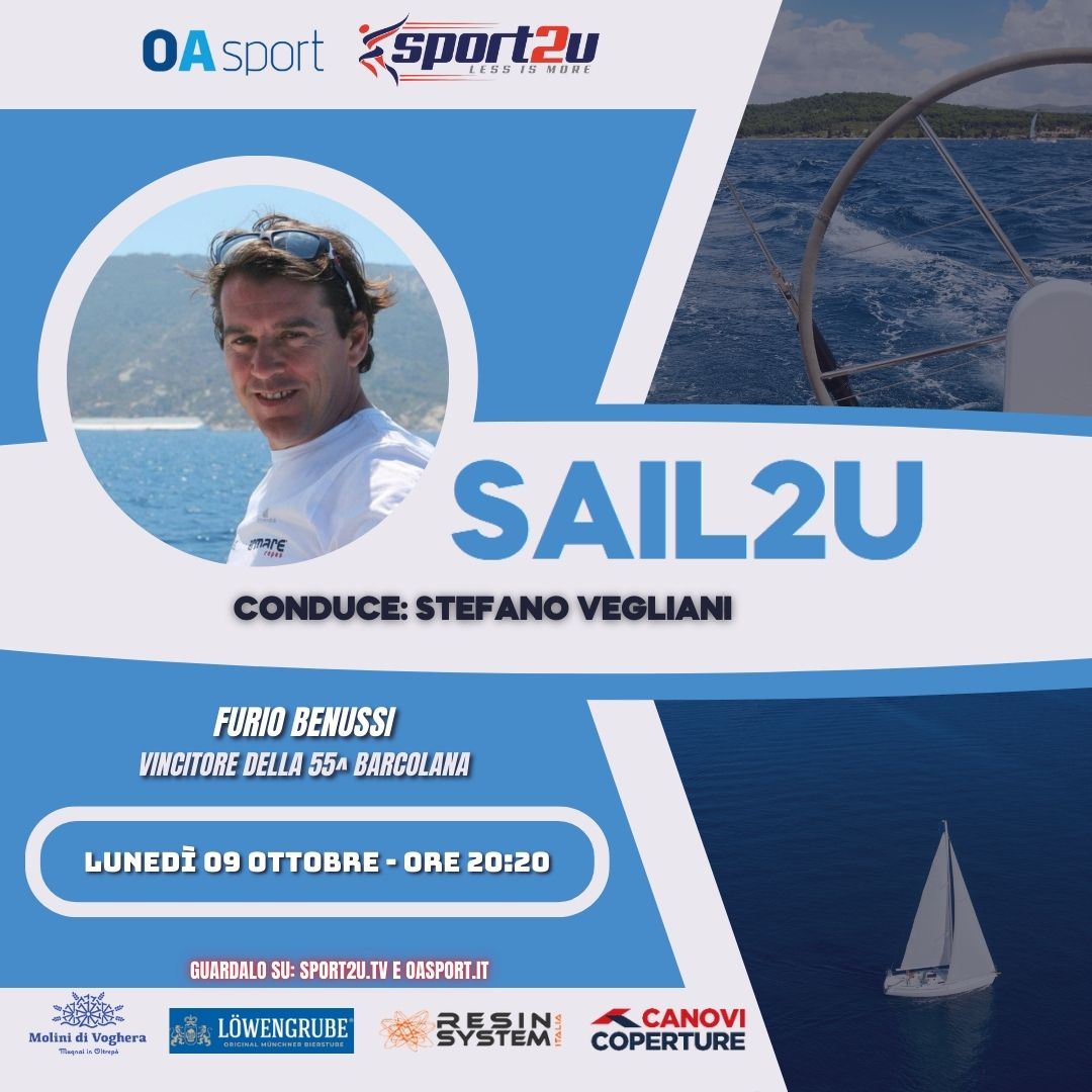 Furio Benussi, vincitore della 55^ Barcolana, a Sail2u