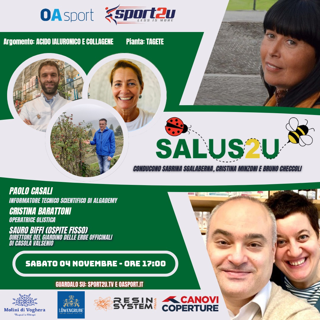 Paolo Casali, Algademy e Cristina Barattoni, operatrice olistica, a Salus2u – 35a Puntata