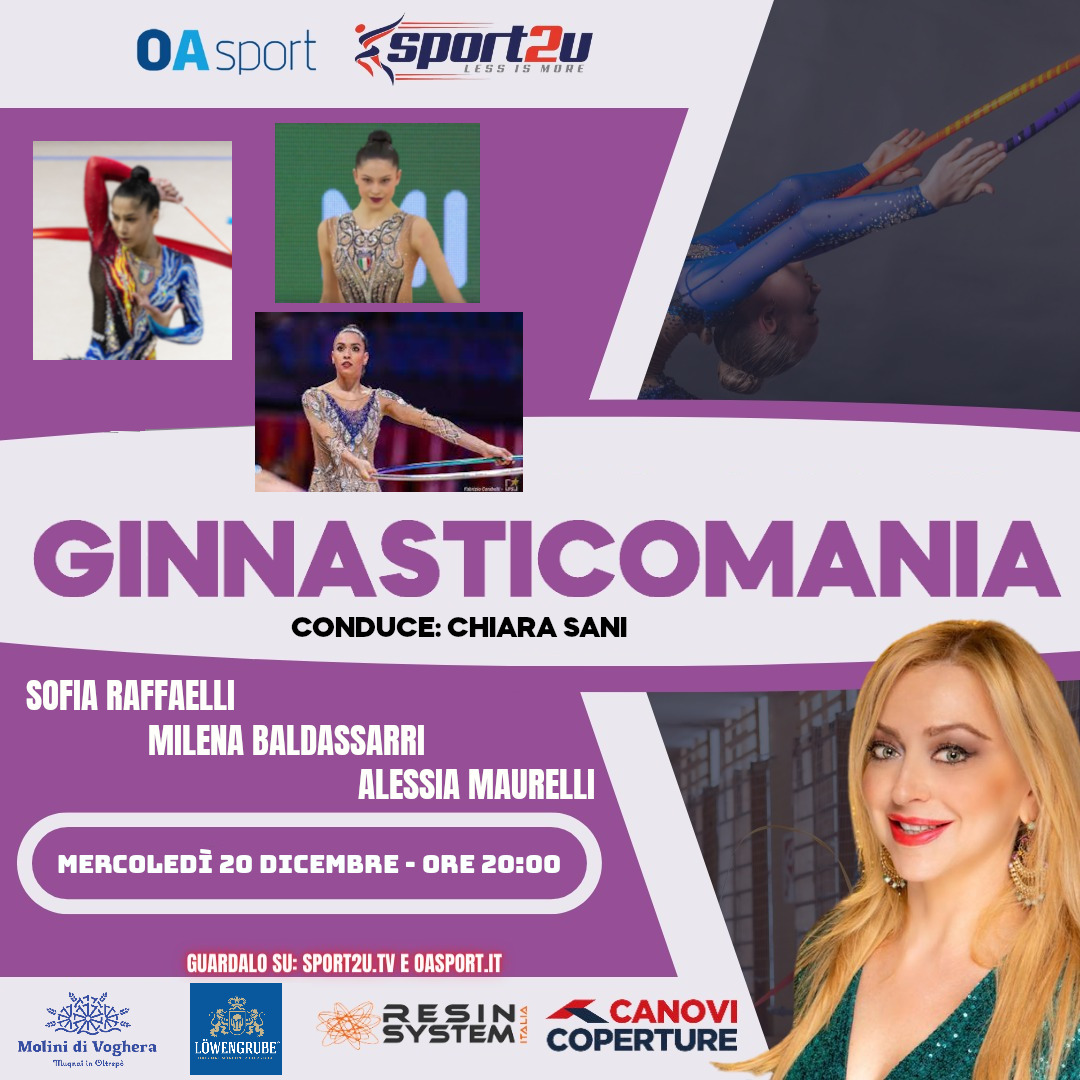Sofia Raffaelli, Milena Baldassarri e Alessia Maurelli a Ginnasticomania 20.12.23