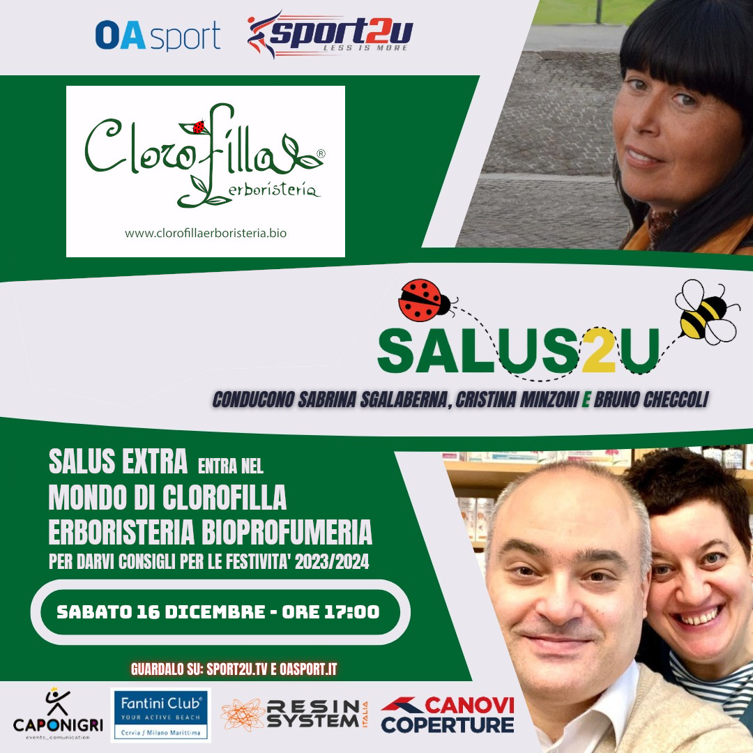 SALUS2U e Le Festività Natalizie in compagnia di CLOROFILLA ERBORISTERIA BIOPROFUMERIA di Lugo(RA)