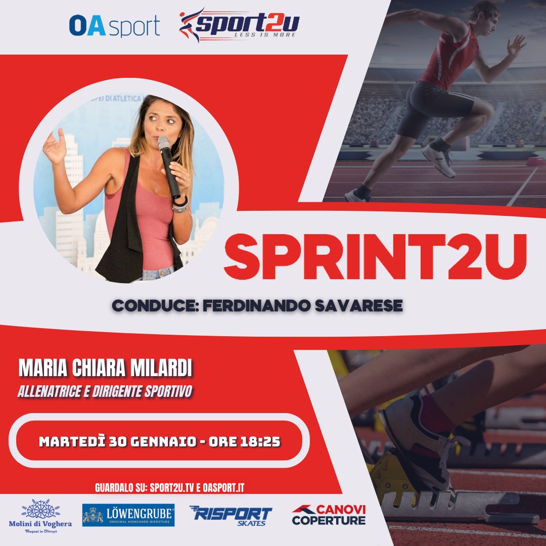 Maria Chiara Milardi: allenatrice e dirigente sportivo, a Sprint2u 30.01.2024