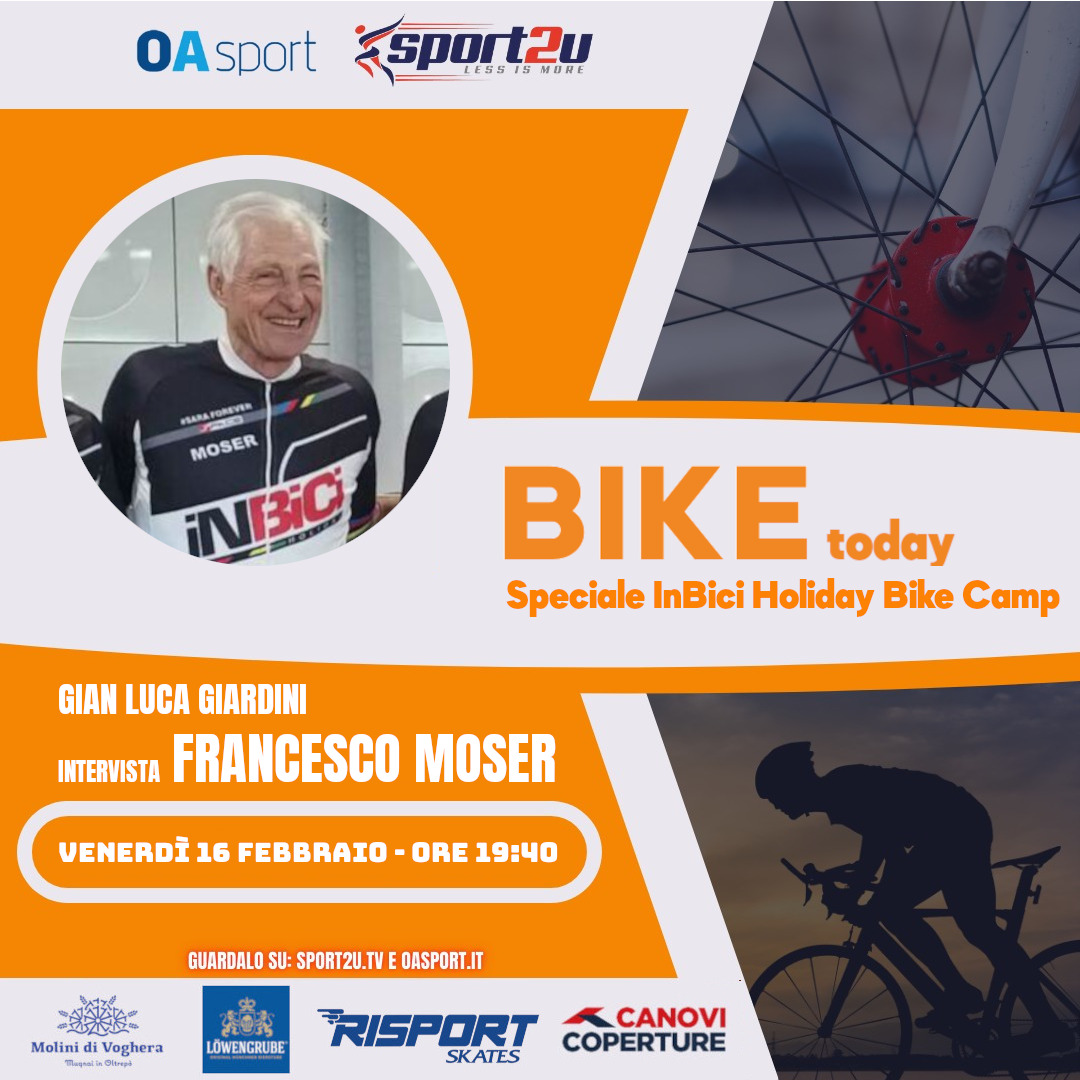 Francesco Moser a BikeToday Speciale InBici Holiday Bike Camp
