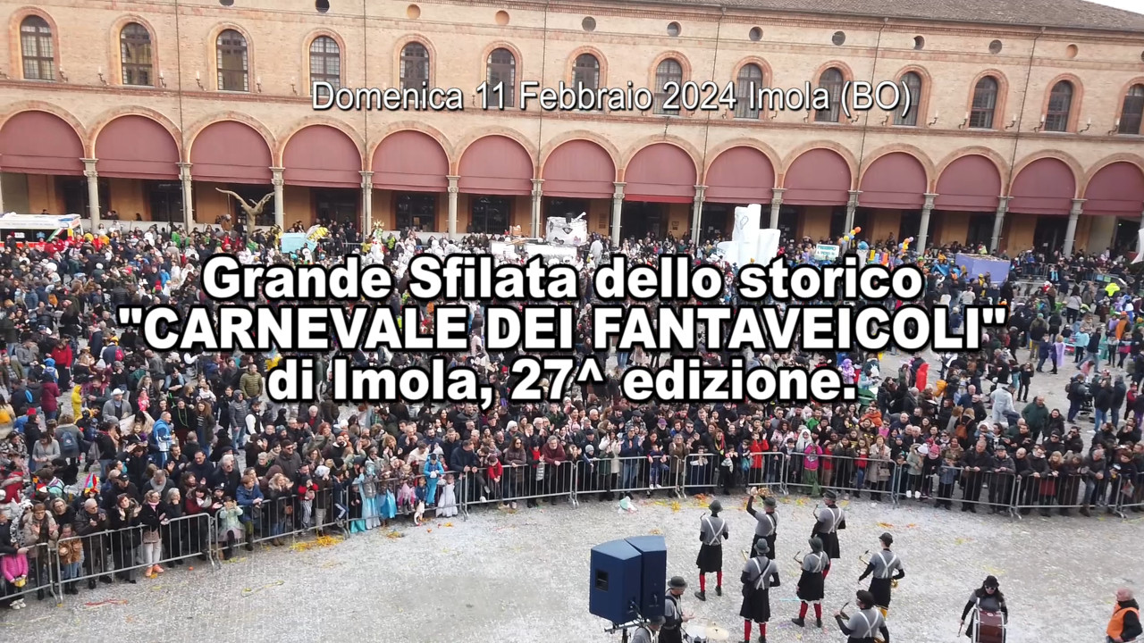 Grande sfilata dello storico “CARNEVALE DEI FANTAVEICOLI” di Imola: 27^ edizione