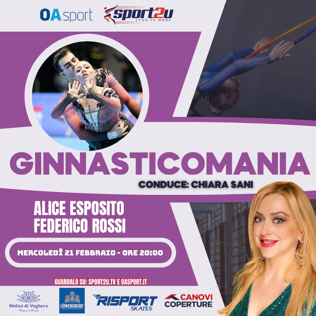 Alice Esposito e Federico Rossi a Ginnasticomania Speciale BolOnIce 2024