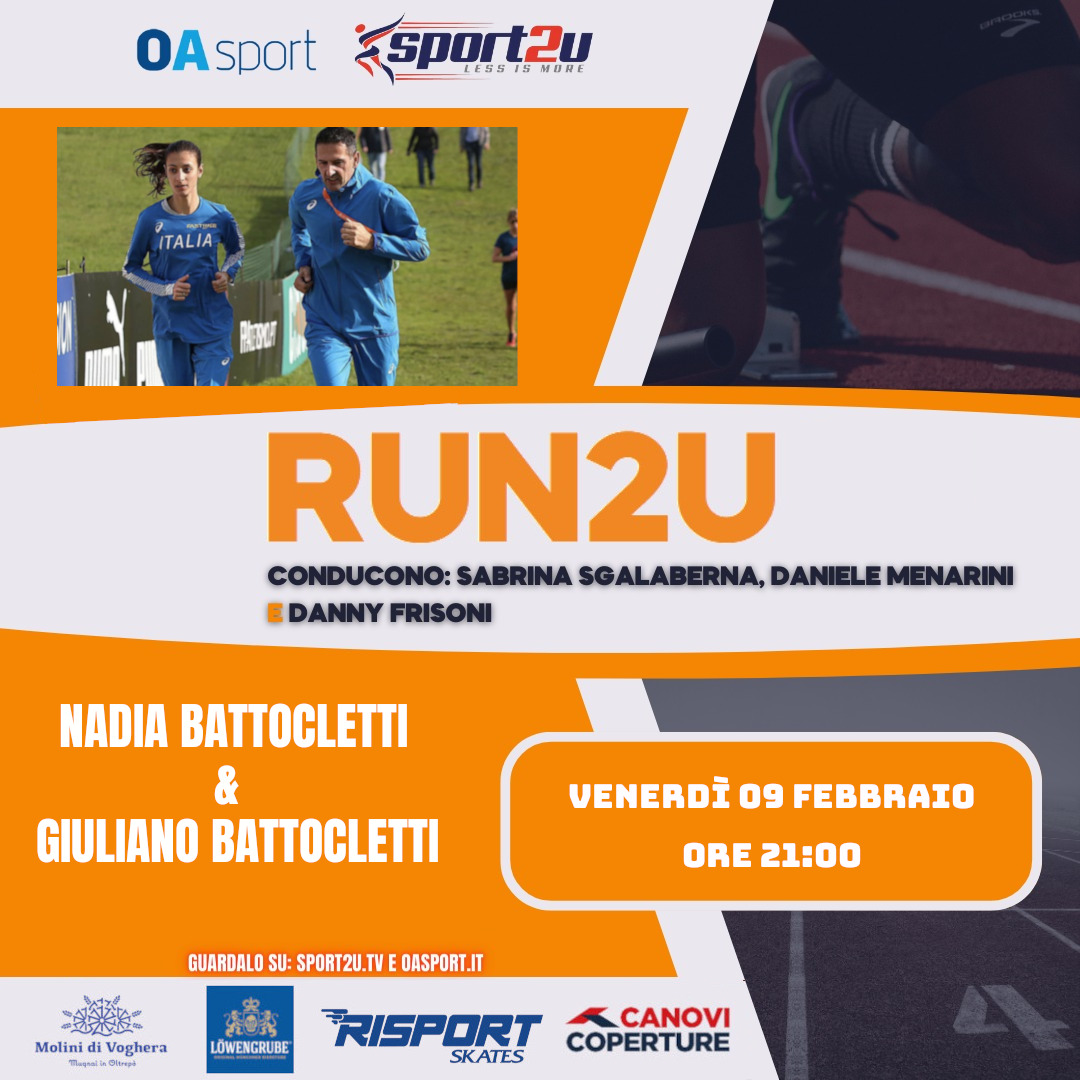 Nadia Battocletti e Giuliano Battocletti a Run2u – 5a Puntata 2024