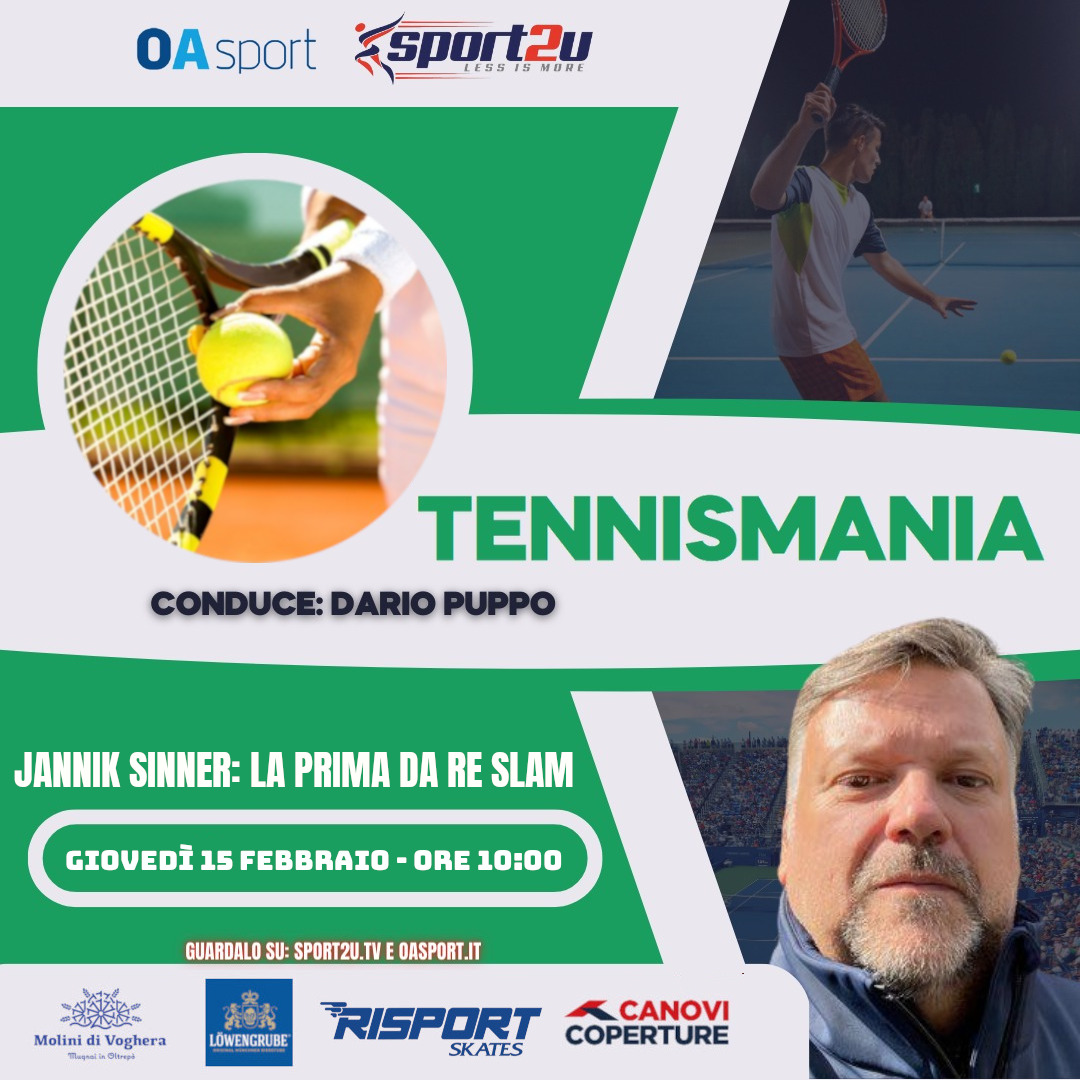 Dario Puppo a TennisMania: Jannik Sinner: la prima da Re Slam