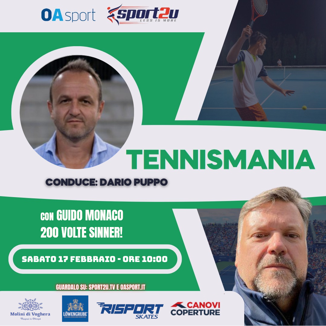 Guido Monaco a TennisMania: 200 volte Sinner!