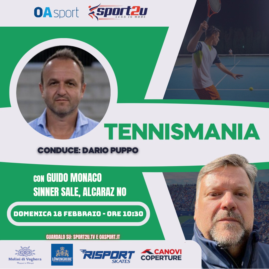 Guido Monaco a TennisMania: Sinner sale; Alcaraz no